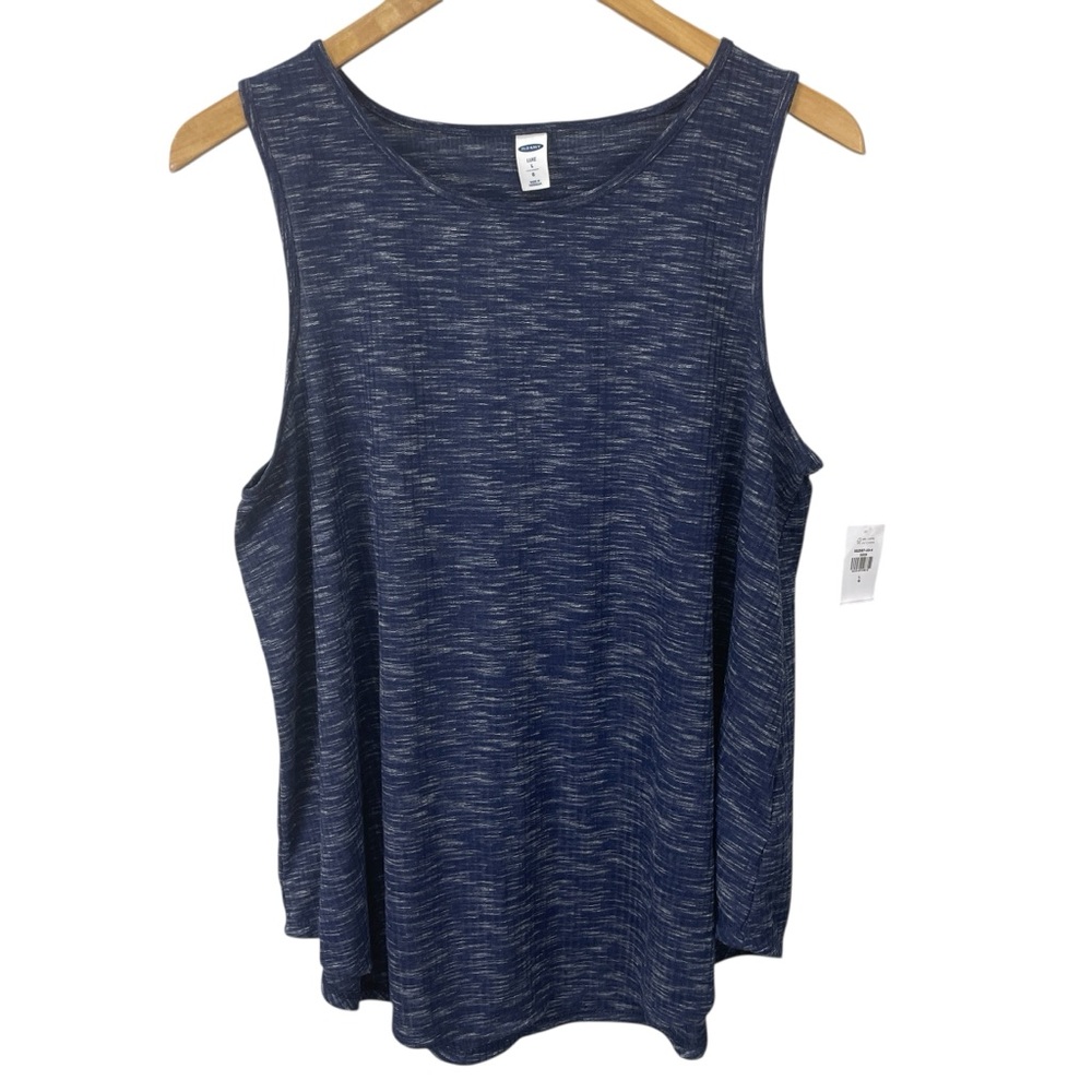 Old Navy Luxe Womens Blue Tank Top Size Large NWT